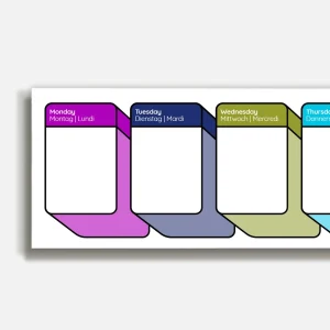 Mini WEEK PLANNER Blocki | Kleiner WOCHENPLANER | 50 Seiten | nolki