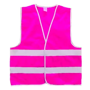Pinke Weste für Damen & Fahrrad