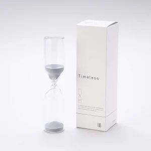 TIMELESS - meditative Sanduhr ohne Zeitmessung -  mundgeblasenes Klarglas - Studio Cohaku | 100percent